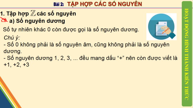 PowerPoint Toán 6 Bài 2: Tập hợp các số nguyên