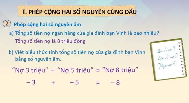 PowerPoint Toán 6 Bài 3: Phép cộng các số nguyên