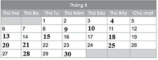 Vở bài tập Toán lớp 2 Bài 69: Ngày - Tháng (trang 36) | Cánh diều