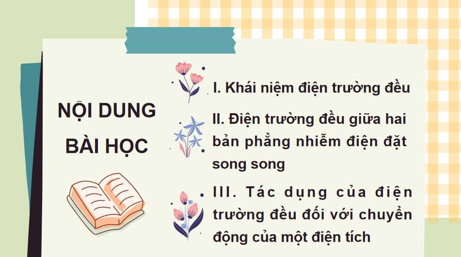 Giáo án Vật lí 11 Bài 18: Điện trường đều
