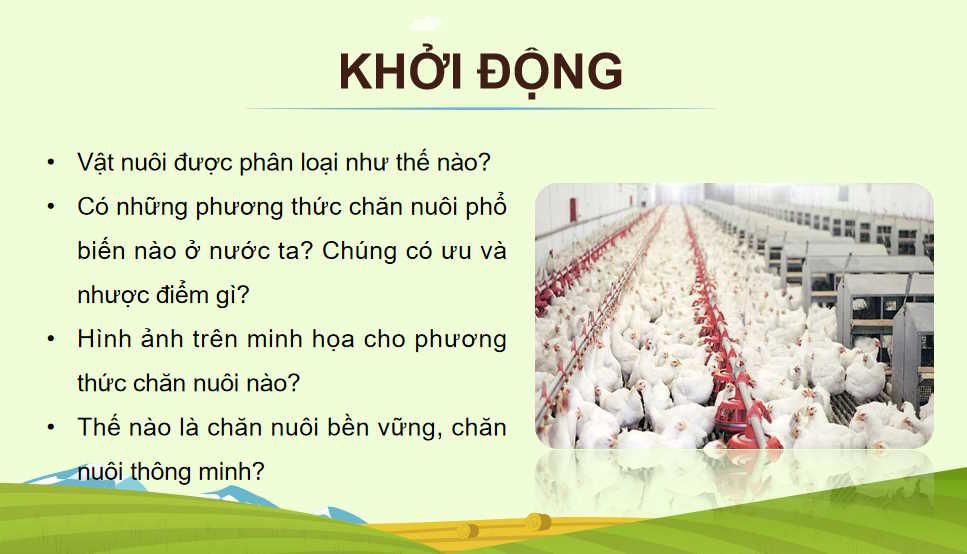 Vật nuôi và phương thức chăn nuôi