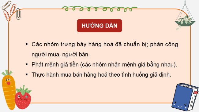 PowerPoint Tự nhiên và xã hội 2 Bài 12: Thực hành mua bán hàng hóa