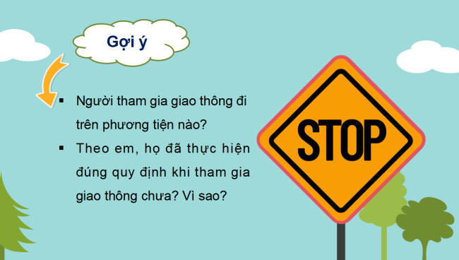 PowerPoint Tự nhiên và xã hội 2 Bài 14: Cùng tham gia giao thông