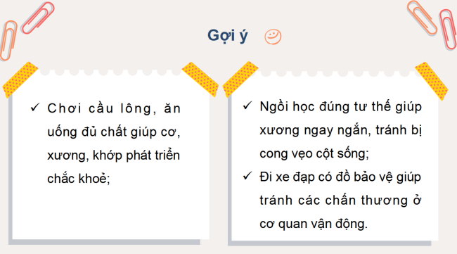 PowerPoint Tự nhiên và xã hội 2 Bài 22: Chăm sóc, bảo vệ cơ quan vận động