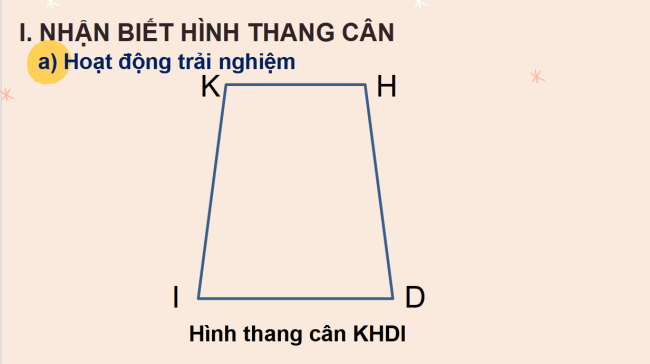 PowerPoint Toán 6 Bài 4: Hình thang cân