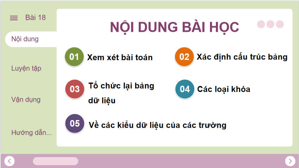 Thực hành xác định cấu trúc bảng và các trường khóa
