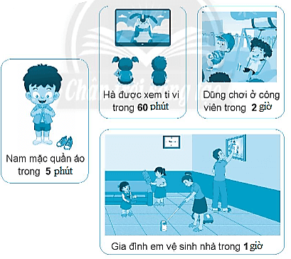Giải vở bài tập Toán lớp 2 Giờ, phút, xem đồng hồ (trang 30) - Chân trời sáng tạo