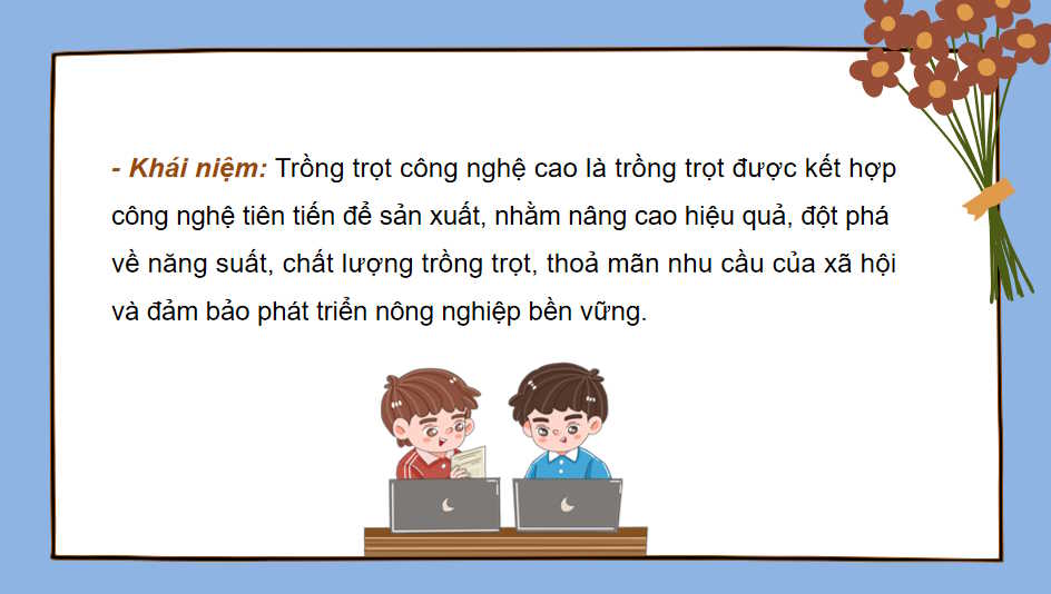 Giới thiệu về trồng trọt công nghệ cao