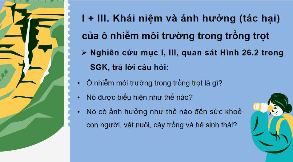 Sự cần thiết phải bảo vệ môi trường trong trồng trọt