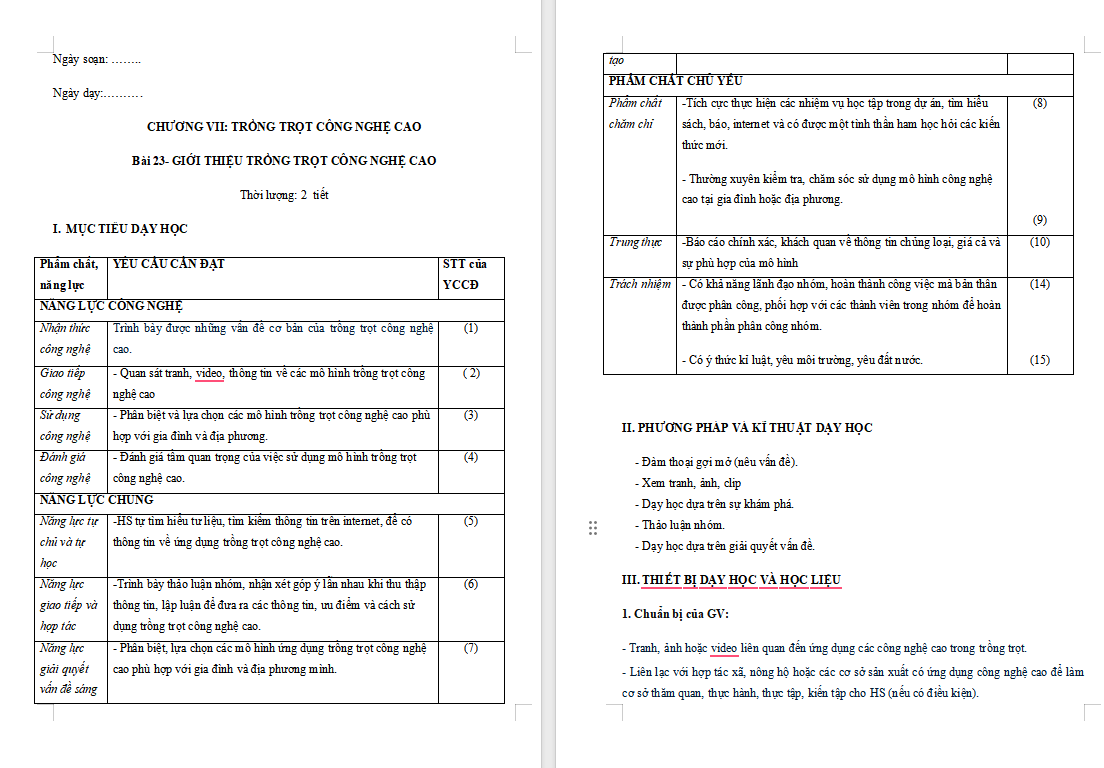 Giới thiệu về trồng trọt công nghệ cao