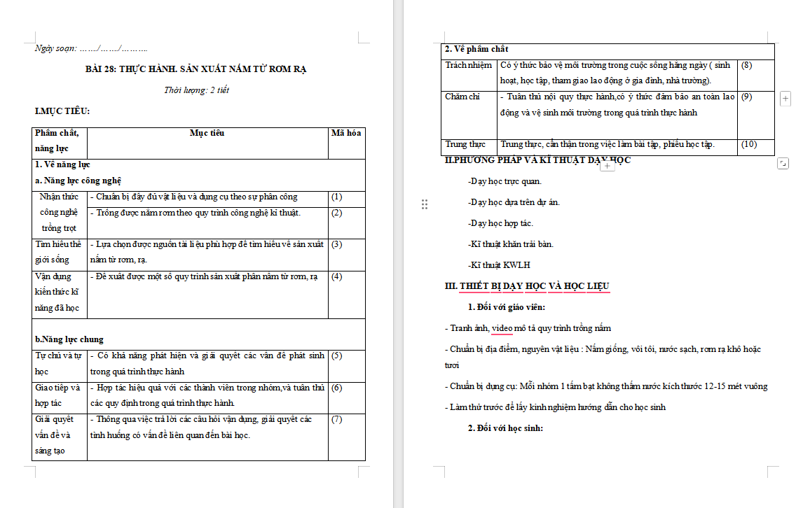 Thực hành Sử dụng rơm dạ để trồng nấm rơm