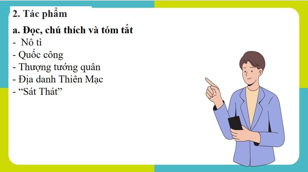 Giáo án PowerPoint Ngữ văn 8 Bài 8: Bên bờ Thiên Mạc