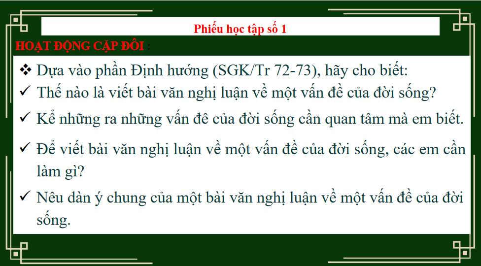 Giáo án PowerPoint Ngữ văn 8 Bài 8: Nghị luận về một tư tưởng đạo lí