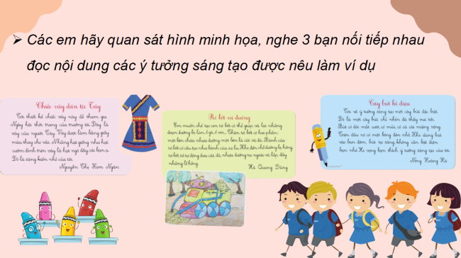 PowerPoint Tiếng Việt 3 Bài 7: Ý tưởng của em