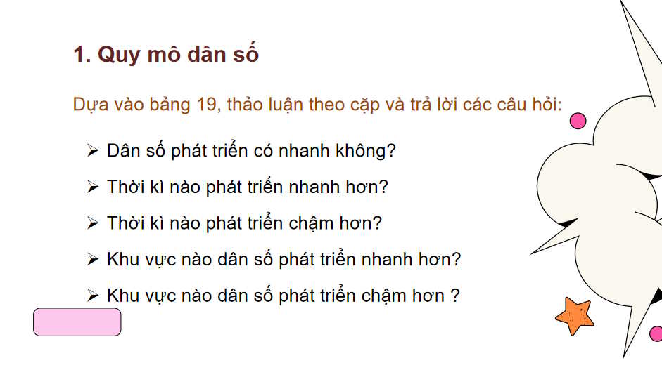  Quy mô dân số gia tăng dân số và cơ cấu dân số thế giới