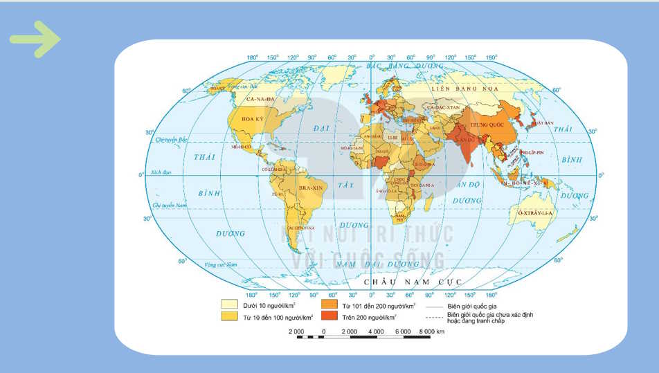 Phân số dân cư và đô thị hóa trên thế giới