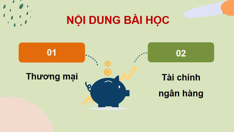  Địa lí ngành thương mại và ngành tài chính ngân hàng