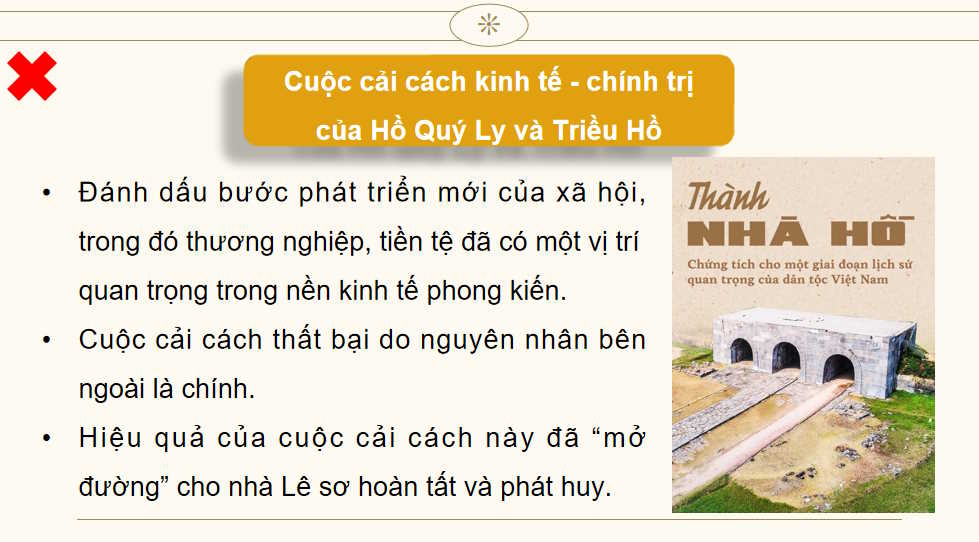 Một số cuộc cải cách lớn trong lịch sử Việt Nam