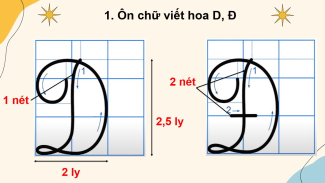 PowerPoint Tiếng Việt 3 Bài 10: Ôn chữ viết hoa D, Đ