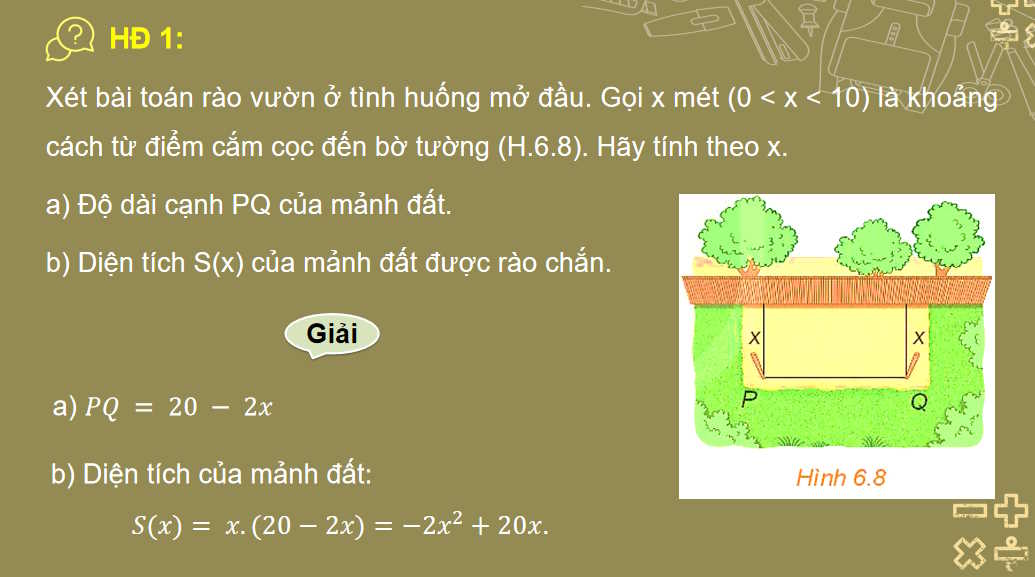 Giáo án Toán 10 Bài 16: Hàm số bậc hai