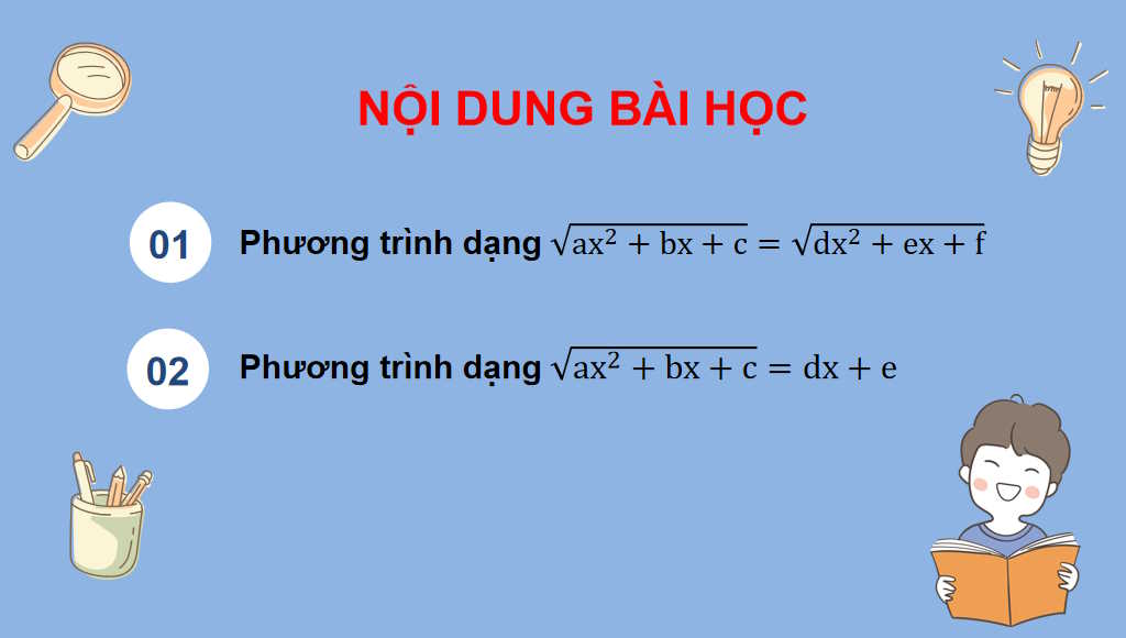 Giáo án Toán 10 Bài 18: Phương trình quy về phương trình bậc hai