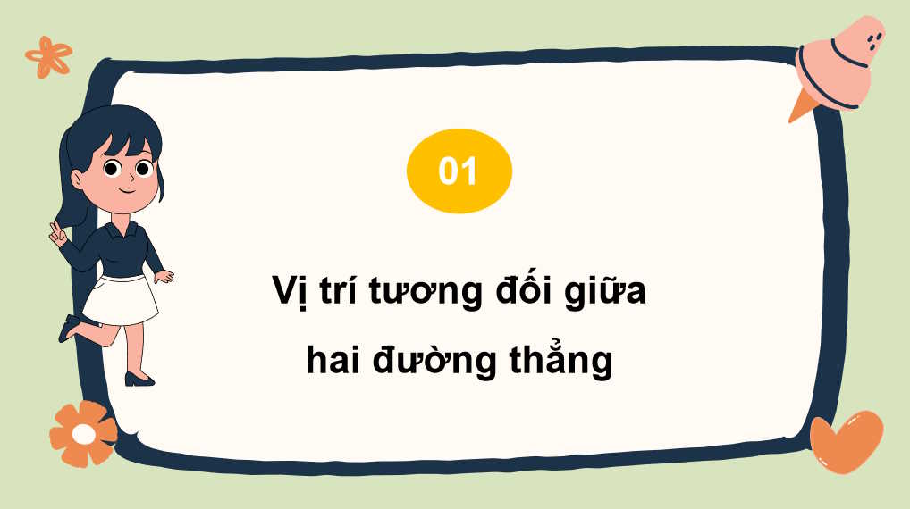 Giáo án Toán 10 Bài 20: Vị trí tương đối giữa hai đường thẳng Góc và khoảng cách