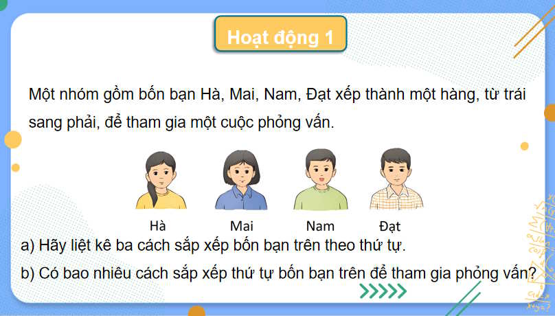 Giáo án Toán 10 Bài 24: Hoán vị chỉnh hợp và tổ hợp