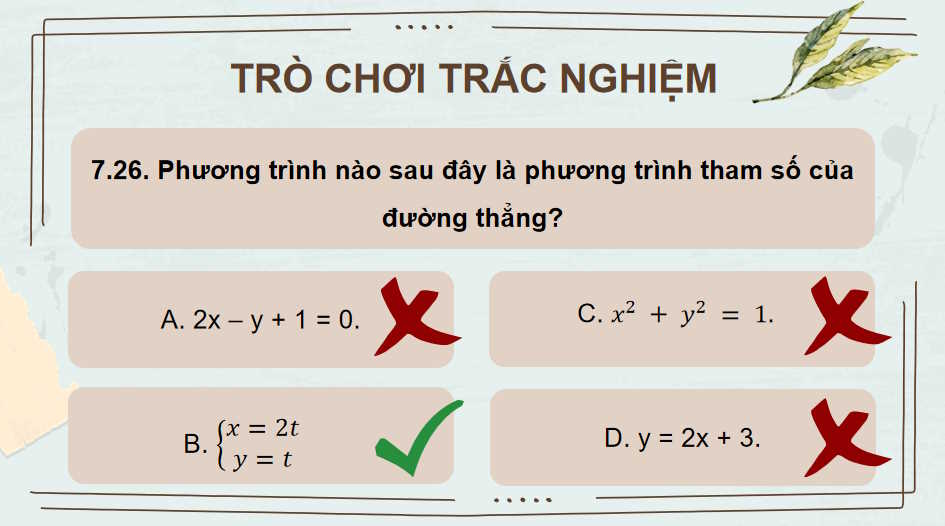 PowerPoint Toán 10 Bài tập cuối chương 7