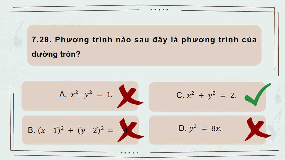 PowerPoint Toán 10 Bài tập cuối chương 7