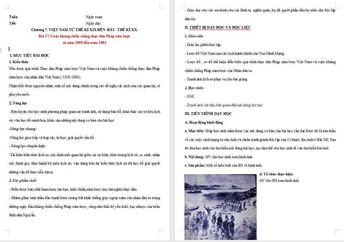  PowerPoint Lịch sử 8 Kết nối tri thức Bài 17