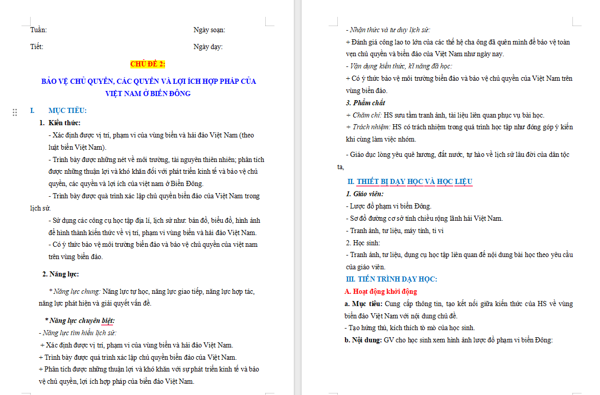 Lịch sử và Địa lí 8 Chủ đề chung 2 Kết nối tri thức