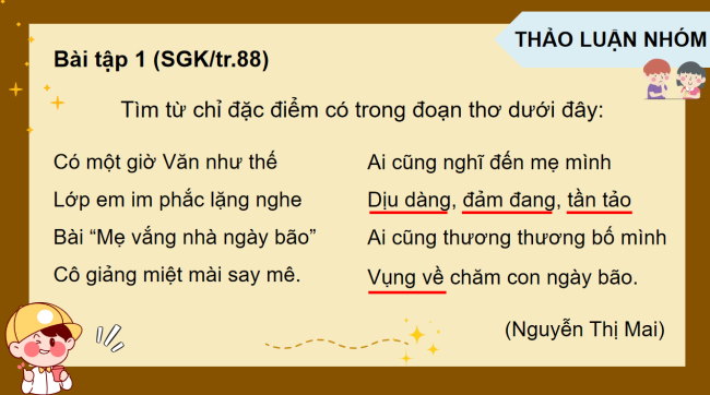 PowerPoint Tiếng Việt 3 Bài 18: Từ ngữ chỉ đặc điểm, câu khiến