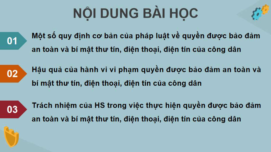 Quyền được đảm bảo an toàn và bí mật thư tín điện thoại điện tín của công dân
