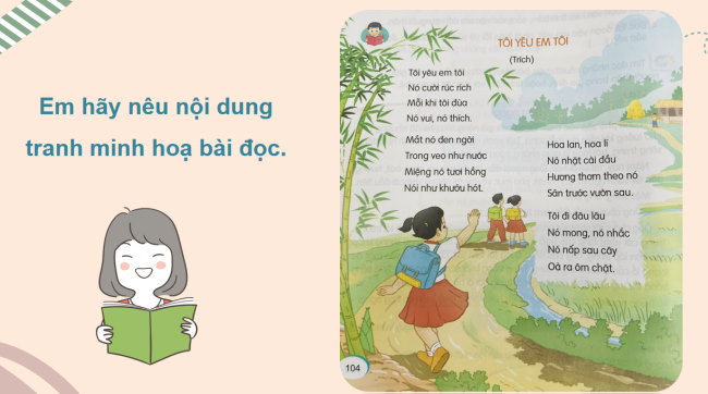 PowerPoint Tiếng Việt 3 Bài 23: Tôi yêu em tôi