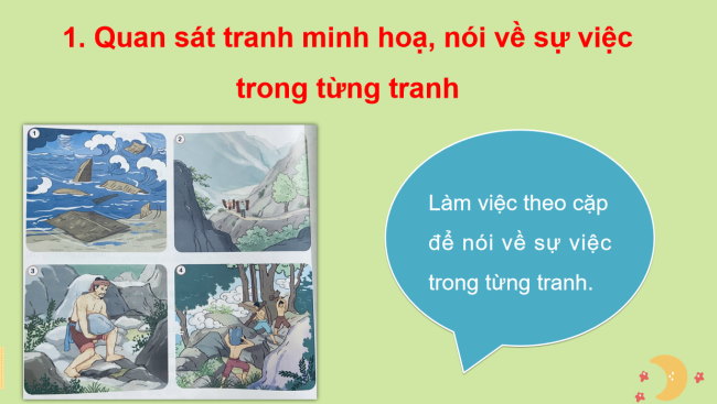 PowerPoint Tiếng Việt 3 Bài 25: Kể chuyện Những bậc đá chạm mây
