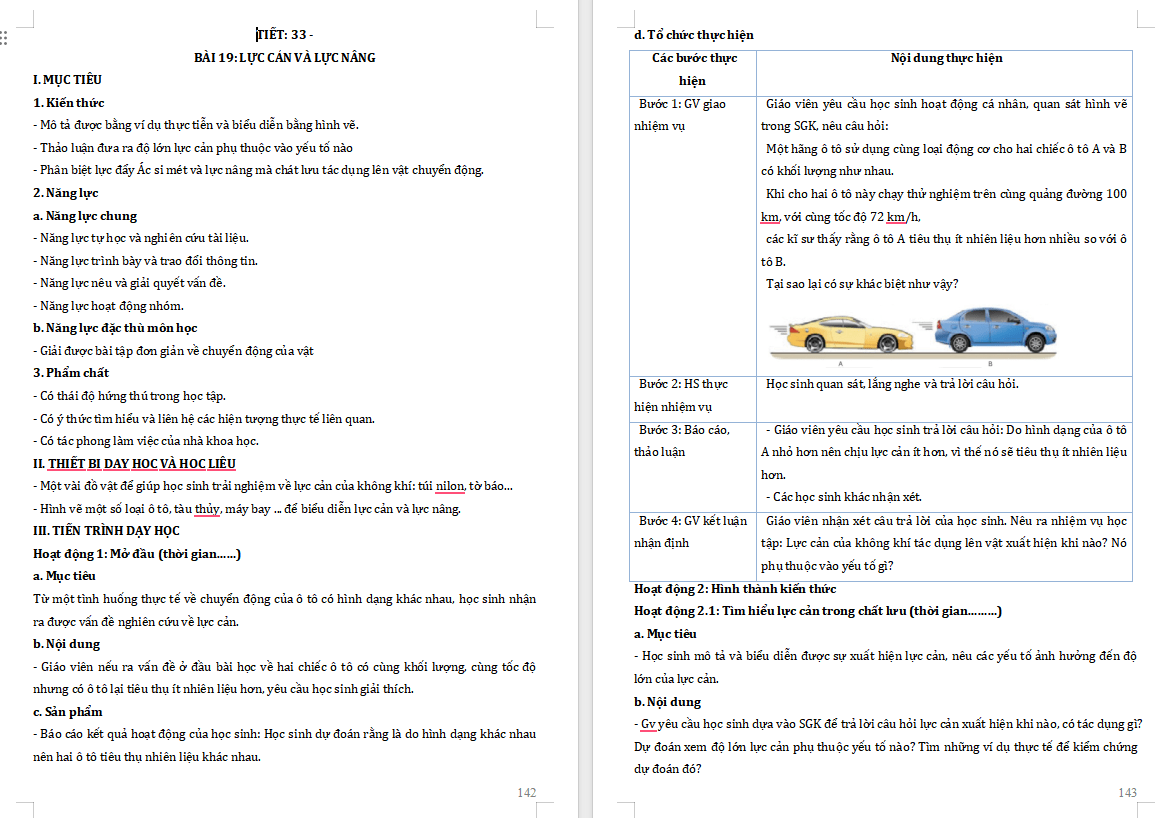 Giáo án PowerPoint Vật lí 10 Bài 19