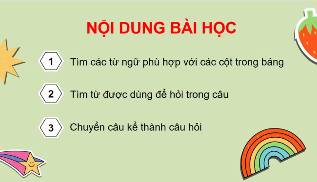 PowerPoint Tiếng Việt 3 Bài 28: Mở rộng vốn từ nghề nghiệp; Câu hỏi