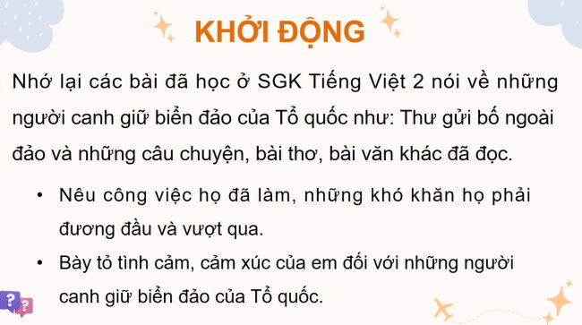 PowerPoint Tiếng Việt 3 Bài 30: Những ngọn hải đăng