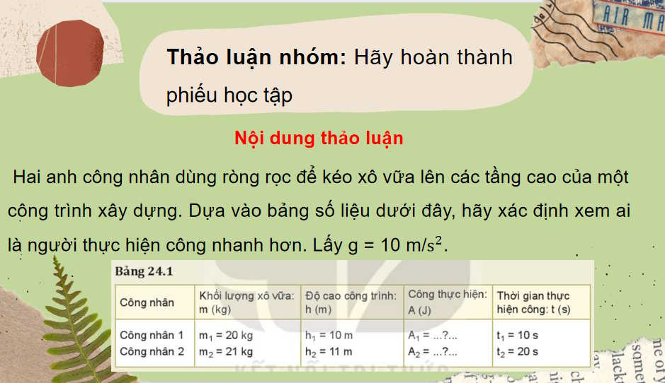 Giáo án PowerPoint Vật lí 10 Bài 24