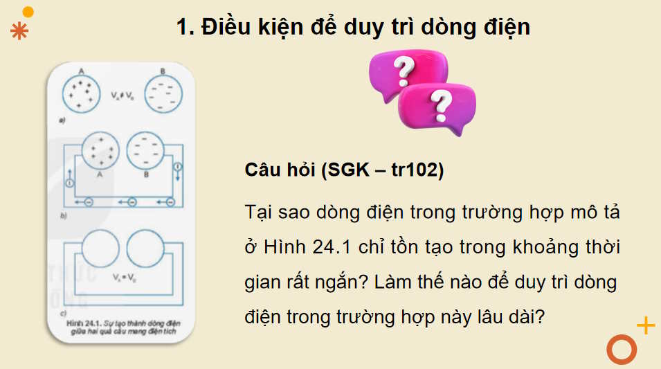 Giáo án Vật lí 11 Bài 24: Nguồn điện