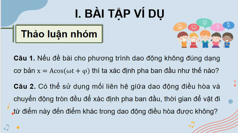 Giáo án Vật lí 11 Bài 4: Bài tập về dao động điều hòa