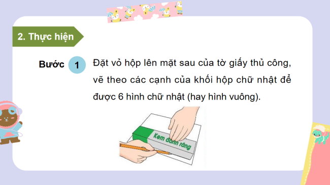 PowerPoint Toán 3: Làm hộp bút bằng vỏ hộp đã qua sử dụng