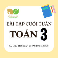 Đề luyện tập cuối tuần Toán lớp 3 Kết nối tri thức - Tuần 24