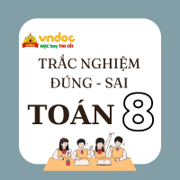 Trắc nghiệm đúng sai Toán lớp 8