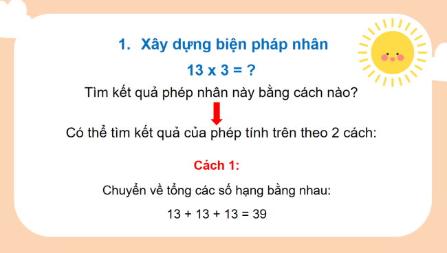 PowerPoint Toán 3: Nhân với số có một chữ số trong phạm vi 1000