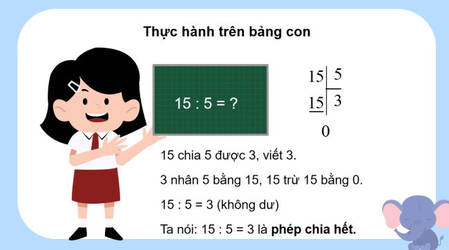 PowerPoint Toán 3: Phép chia hết và phép chia có dư