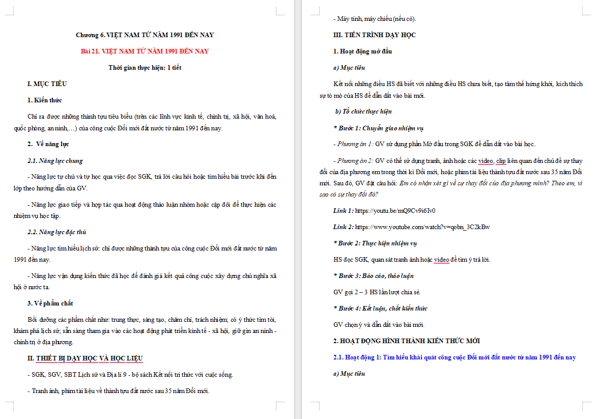 PowerPoint Lịch sử 9 Bài 21
