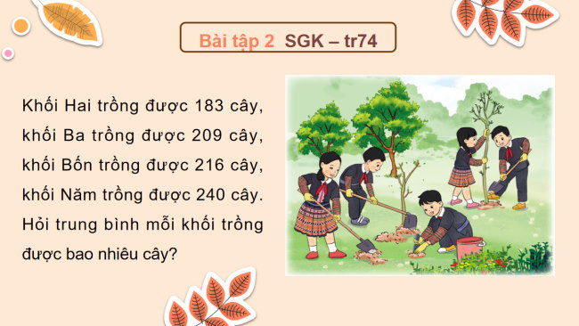 PowerPoint Toán 4 Bài 30: Luyện tập chung