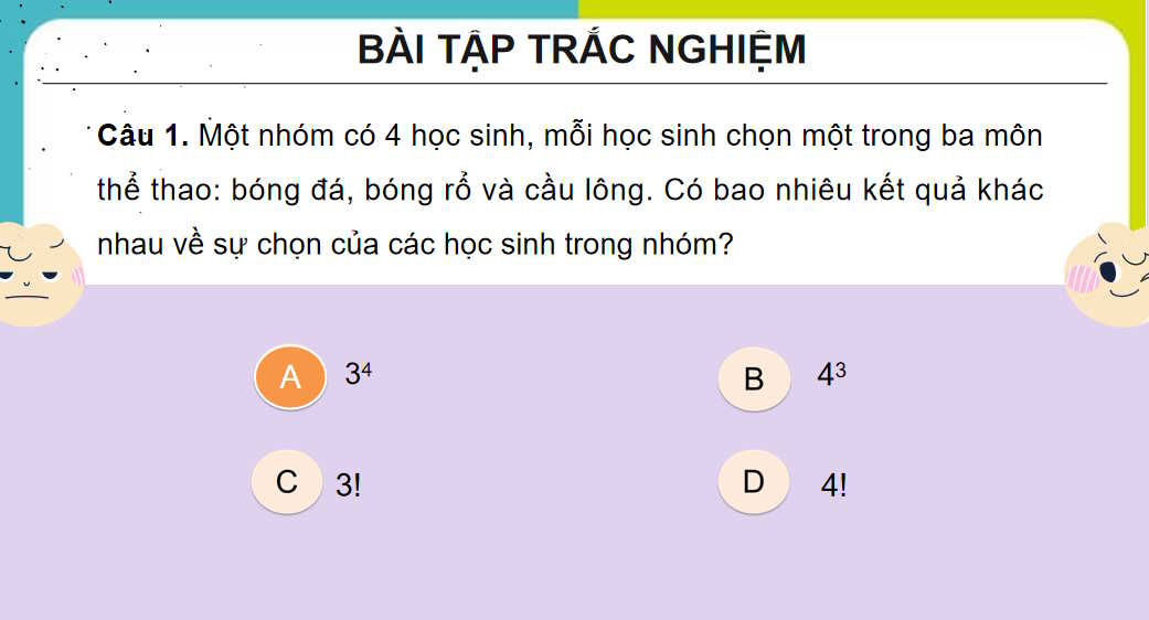 PowerPoint Toán 10 Bài tập cuối chương 8