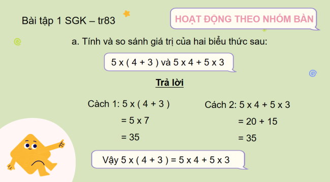 PowerPoint Toán 4 Bài 35: Luyện tập
